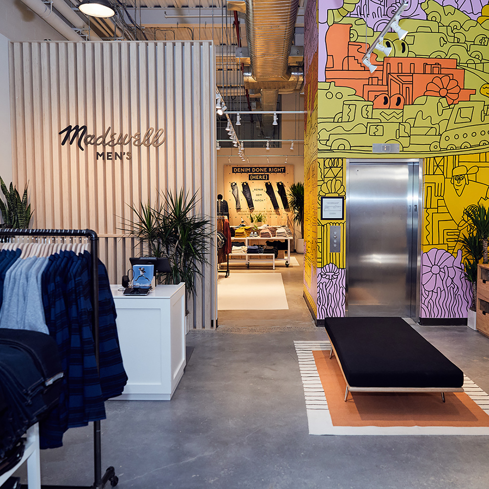 travis burnham madewell store design