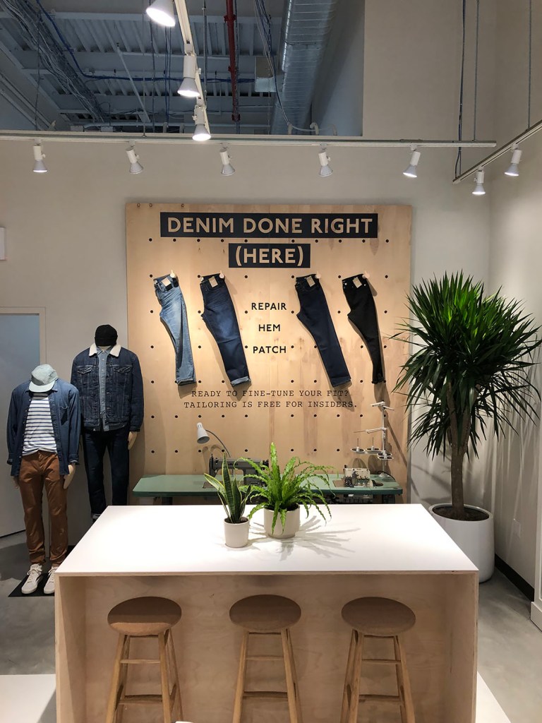 travis burnham madewell store design